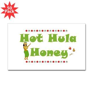 hot hula honey rectangle sticker 50 pk $ 113 39