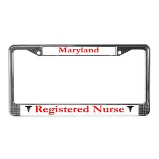 Registered Nurse License Plate Frame  Buy Registered Nurse Car