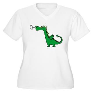 cartoon dragon women s plus size v neck t shirt $ 115 99