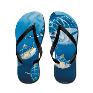 Angler Gifts  Angler Bathroom  The Blue Marlin Flip Flops