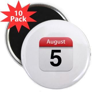 Apple iPhone Calendar August 5 2.25 Magnet (10 pa