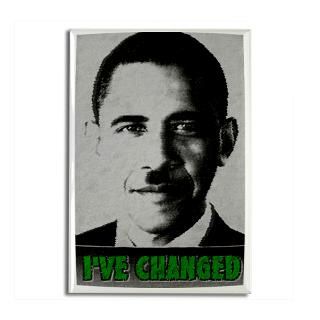 Obama Hitler Ive Changed Rectangle Magnet