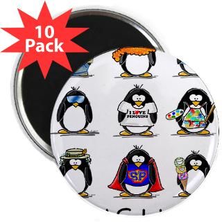 Penguins 2.25 Magnet (10 pack)