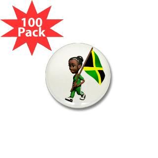 Jamaica Girl Mini Button (100 pack) for $125.00