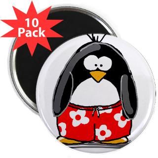 Swim Trunk Penguin 2.25 Magnet (10 pack)