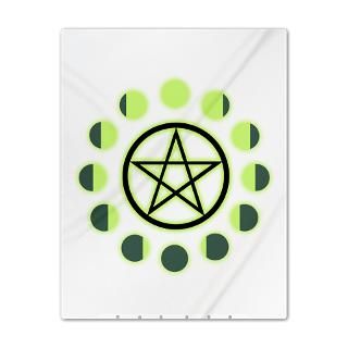 Black Gifts  Black Bedroom  Celestial Pentacle II Twin Duvet