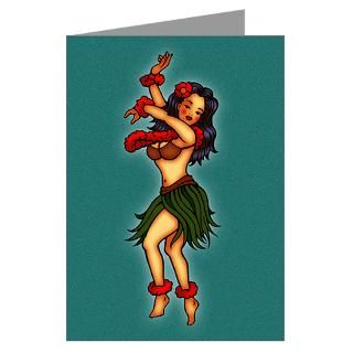 tat hula_13 5x18 Greeting Cards (Pk of 20)