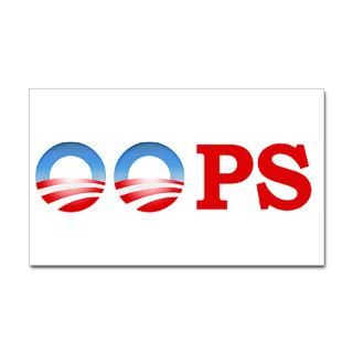 Obama Oops Stickers  Car Bumper Stickers, Decals