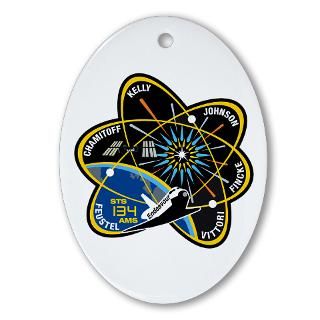 STS 134 Endeavour Ornament (Oval) for $12.50