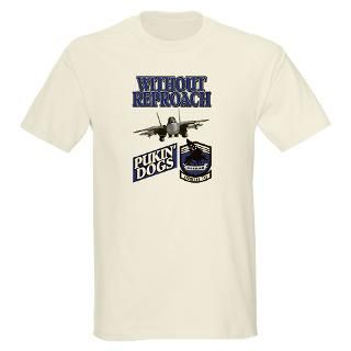 US NAVY VF 143 PUKIN DOGS Ash Grey T Shirt T Shirt by