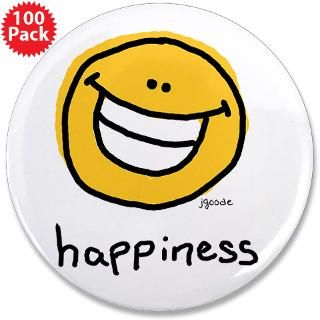 happiness happy face smiley 3 5 button 100 pack $ 143 99