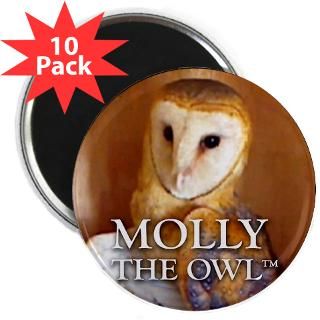 MOLLY THE OWL 2.25 Magnet (10 pack)