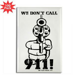 we don t call 911 rectangle magnet 100 pack $ 143 00