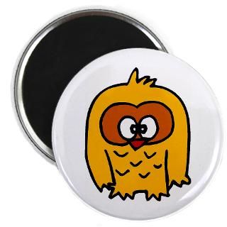 Cute Owl Cartoon 2.25 Button (10 pack)