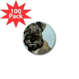 Schnauzer Mini Button (100 pack)