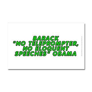 Barack no teleprompter Obama  SmartAssProducts