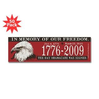 in memory of freedom sticker bumper 50 pk $ 145 49