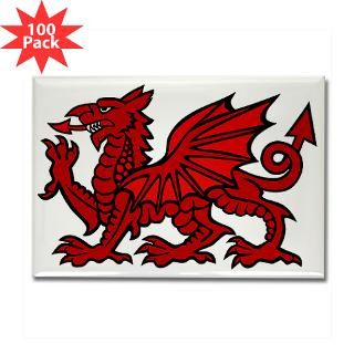 red welsh dragon rectangle magnet 100 pack $ 145 99