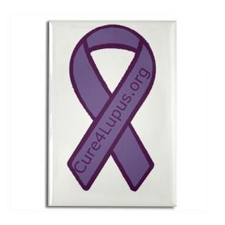 Purple Ribbon 2.25 Button (10 pack)