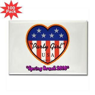 party girl usa spring break rectangle magnet 100 $ 151 99