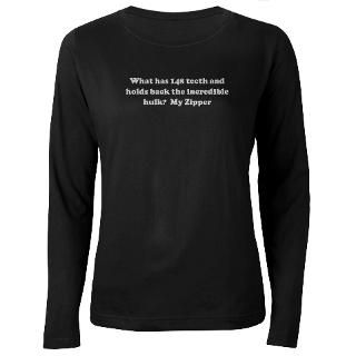 What has 148 teeth and holds Long Sleeve T Shirt by pickuplinesshop