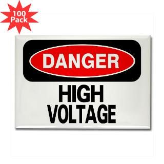 danger high voltage rectangle magnet 100 pack $ 154 99
