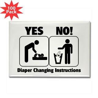 diaper changing instructions rectangle magnet 100 $ 154 99