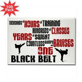 one black belt 2 rectangle magnet 100 pack $ 174 99