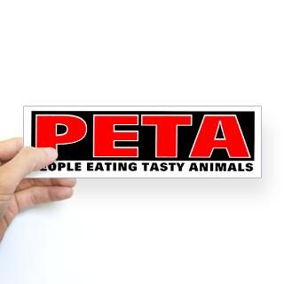 People Eating Tasty Animals Bumper Sticker