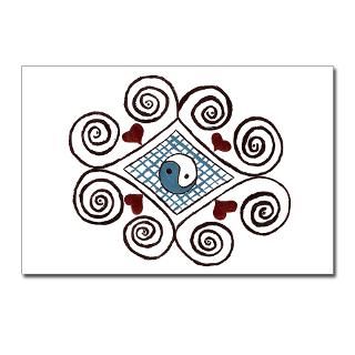Ying Yang Swirl Postcards (Package of 8)