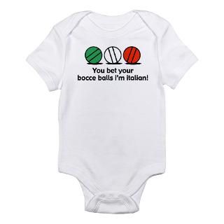 You Bet Your Bocce Balls Infant Creeper Body Suit by teesorama