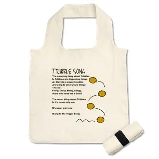 Kirk Gifts  Kirk Bags  Tribble Song Reusable Shopping Bag