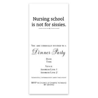 Nursing School not for sissies Invitations by Admin_CP1903001