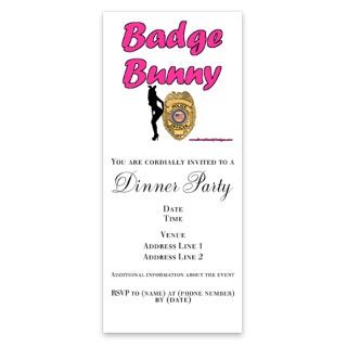 Badge Bunny Invitations by Admin_CP10482341