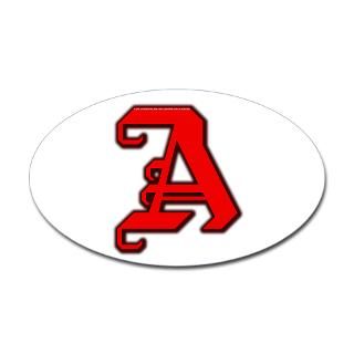 Scarlet Letter   Rectangle Sticker