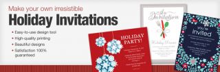 Make Holiday Party Invitations  Custom Party Invitations