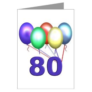  1929 Greeting Cards  80th Birthday Party Invitations (Pk of 10