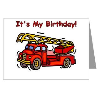 Greeting Cards  Fire Truck Birthday Party Invitations (Pk of 10