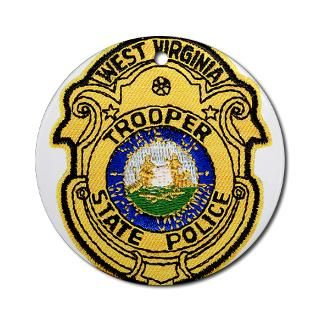 187 Gifts  187 Home Decor  West Virginia State Police Ornament