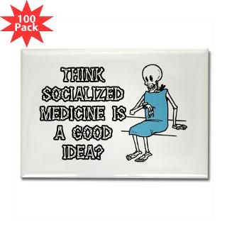 socialized medicine skeleton rectangle magnet 100 $ 189 99
