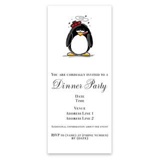 Feeling Ill Penguin Invitations by Admin_CP2574929