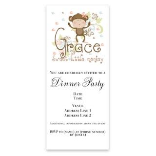 Blank Sweet little Monkey Invitations by Admin_CP8294555