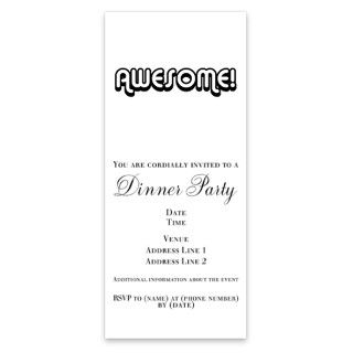 Black Awesome 80s Text Invitations by Admin_CP6129093