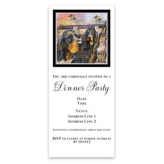 Gordon Setter Hunts Invitations by Admin_CP6222460