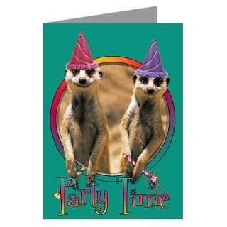  Birthday Greeting Cards  Meerkat Birthday Party Invitations (6