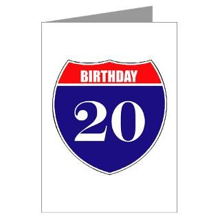 20Th Birthday Greeting Cards  Buy 20Th Birthday Cards