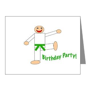 martial arts birthday party invitations pk of 20
