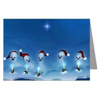 Christmas Seals Greeting Card by DreamEssence