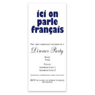 Ici on Parle Francais Invitations by Admin_CP4538089