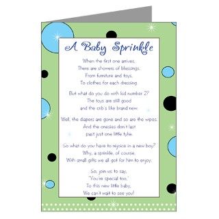 Baby Sprinkle Pink & Brown Invitations (20) by donatives